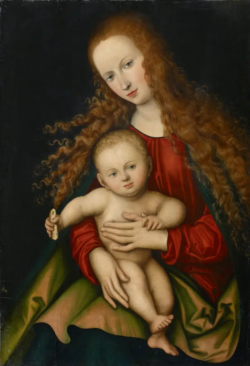 Madonna z Dzieciątkiem, 1529, Lucas Cranach the Elder