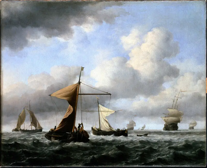 Ein frischer Wind von Willem van de Velde the Younger