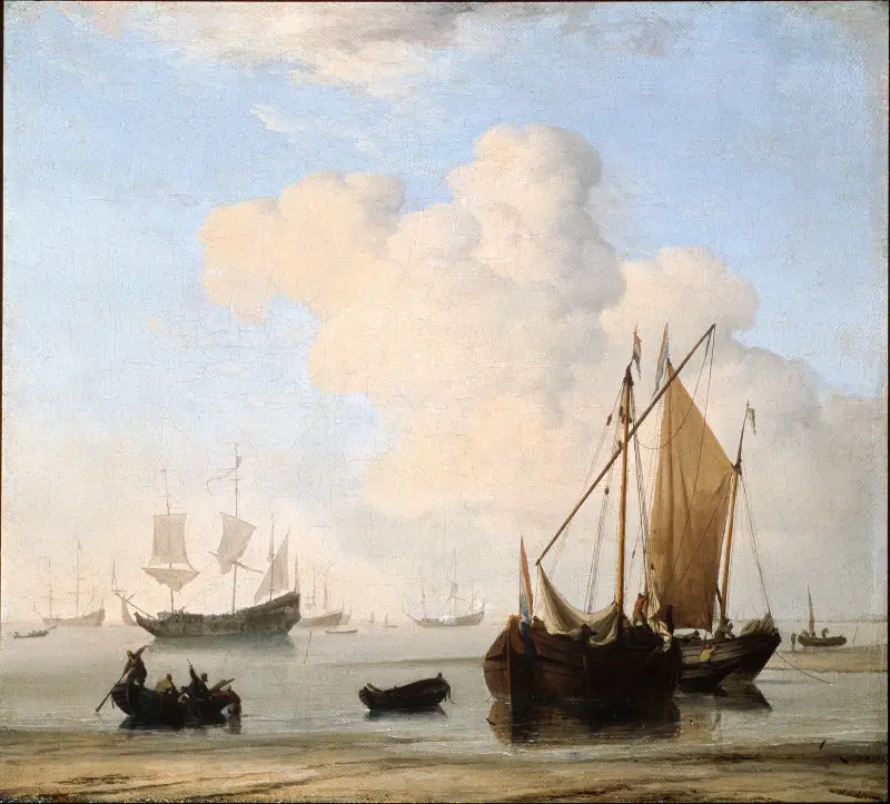 Eine Flaute – Nr. 1 von Willem van de Velde the Younger