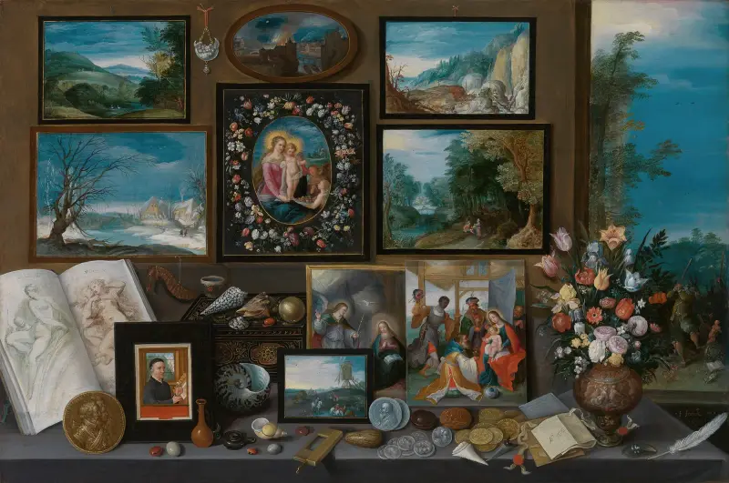 A Collector’s Cabinet av Frans Francken the Younger