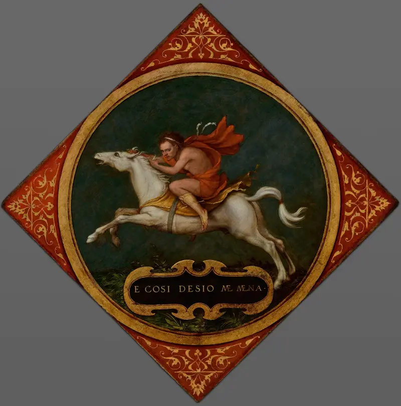 En allegori över passionen av Hans Holbein The Younger