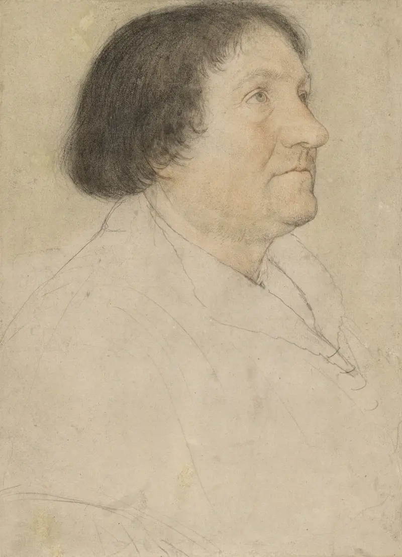 Porträtt av Jacob Meyer zum Hasen av Hans Holbein The Younger