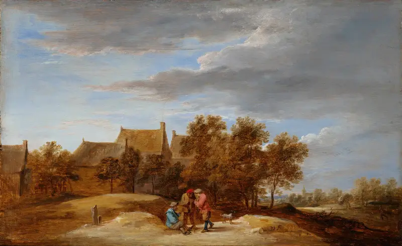 Am Wegesrand von David Teniers The Younger