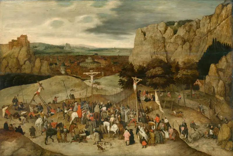 Calvary av Pieter Brueghel The Younger