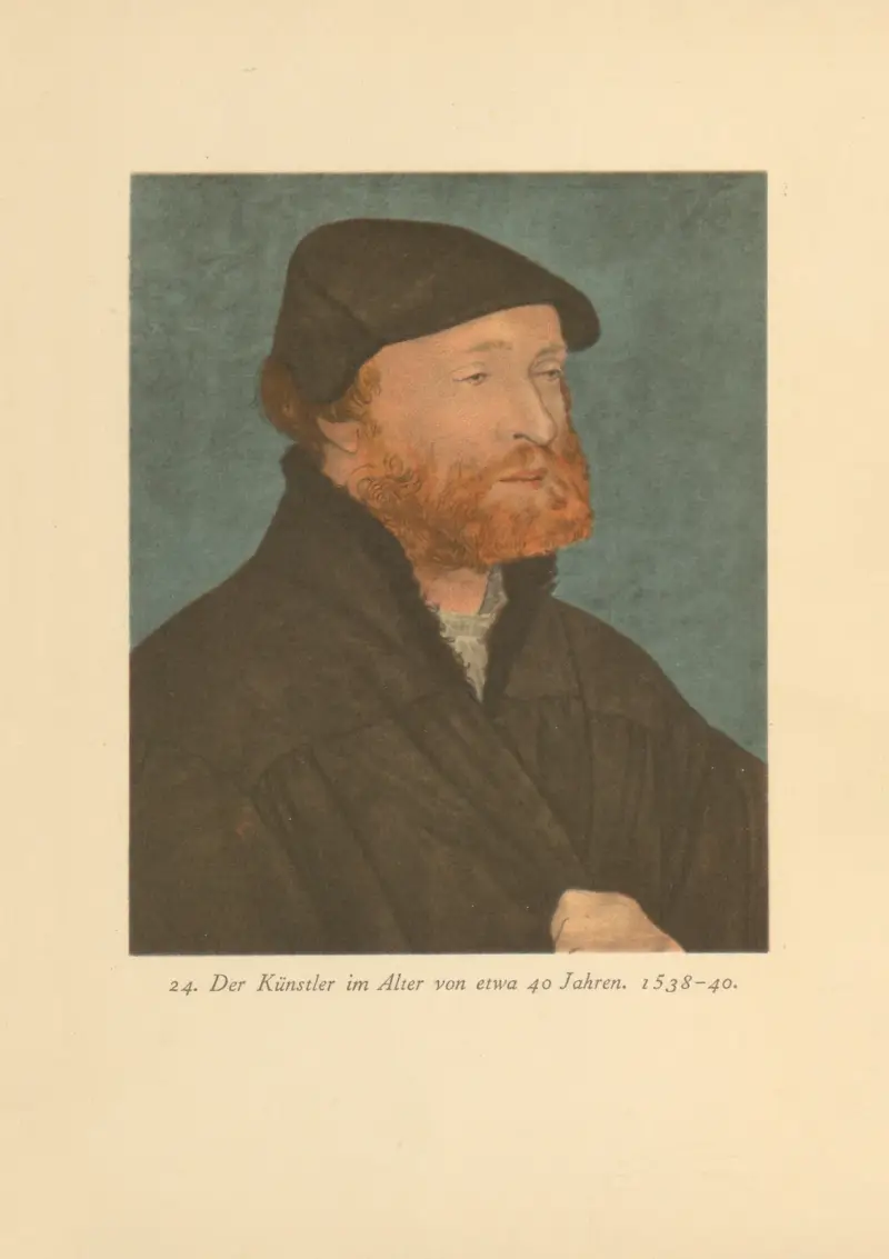 Artysta w wieku 40 lat, Hans Holbein The Younger