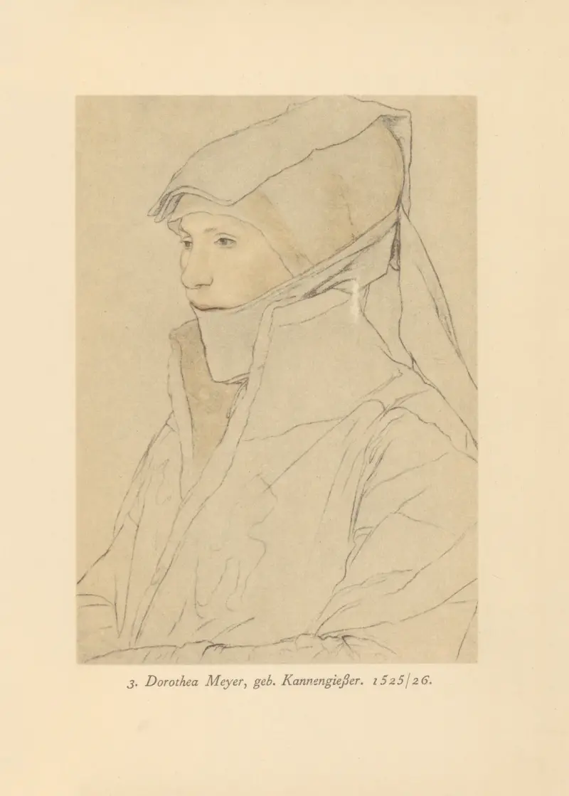 Dorothea Meyer, född Kannengießer av Hans Holbein The Younger