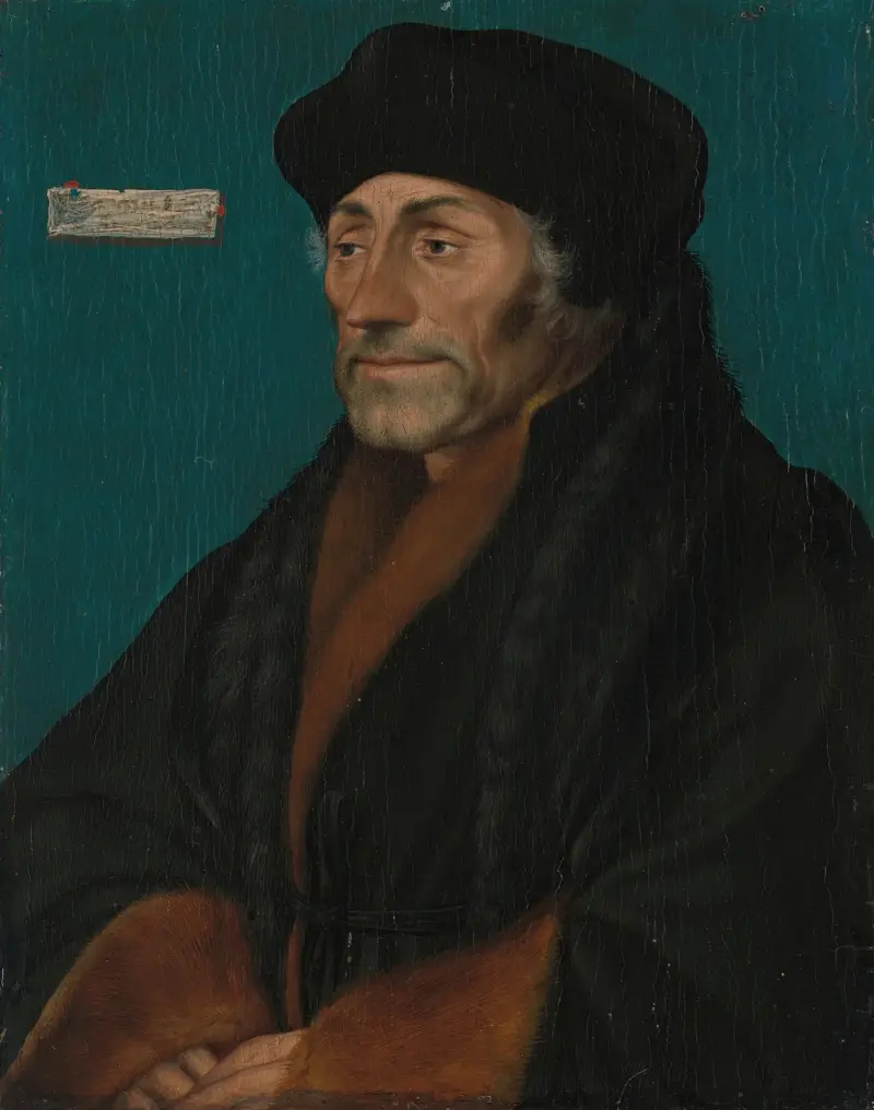 Erasmus av Rotterdam, 1532 av Hans Holbein The Younger