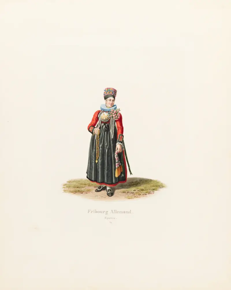 Tyska Fribourg. Maka av Gabriel Lory the Younger
