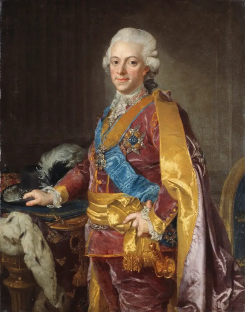 Gustav III., König von Schweden 1772–1792 von Lorens Pasch the Younger