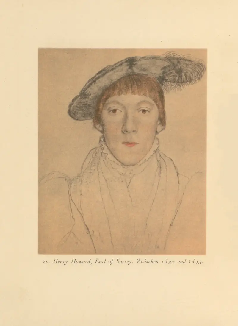 Henry Howard, hrabia Surrey, Hans Holbein The Younger