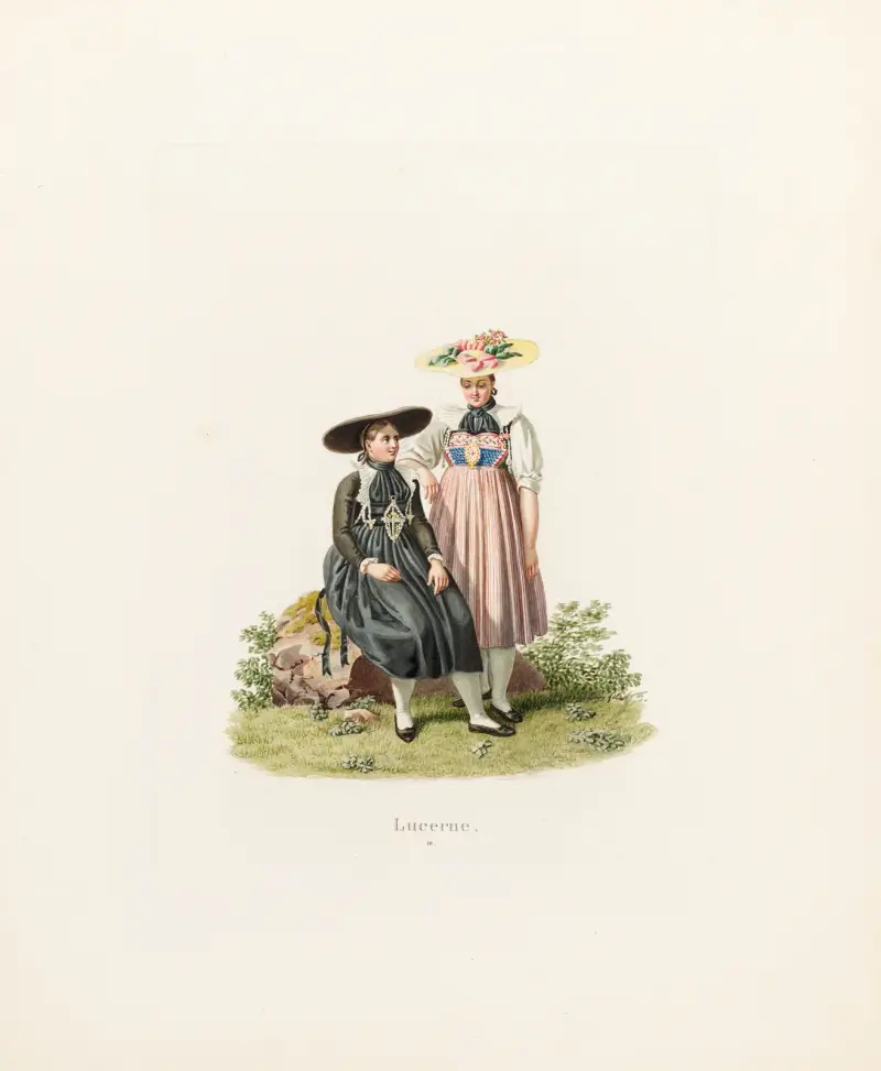 Lucerne, 1824 – nr 2 av Gabriel Lory the Younger