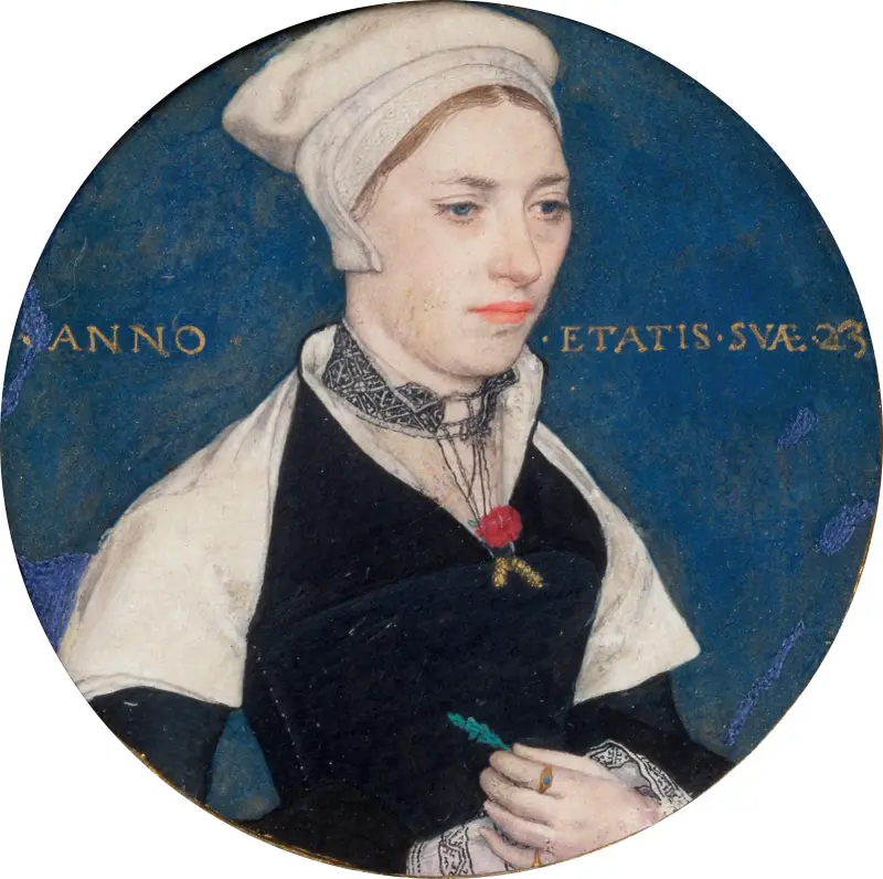 Mrs Jane Small, 1536 von Hans Holbein The Younger