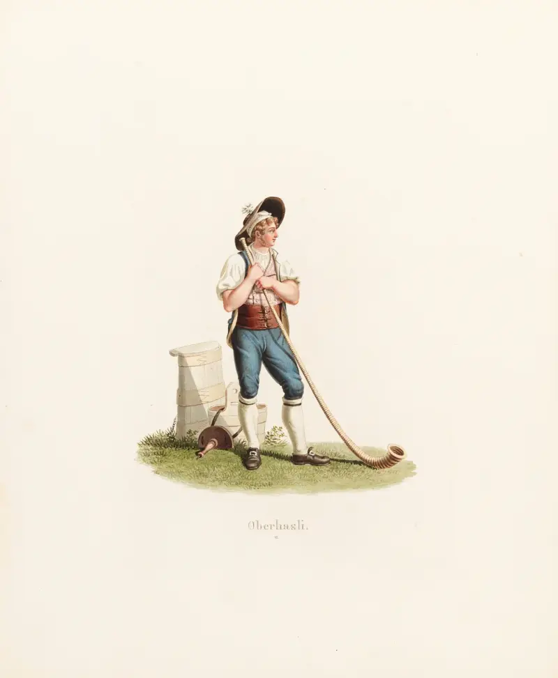 Oberhasli, 1824 – nr 2 av Gabriel Lory the Younger