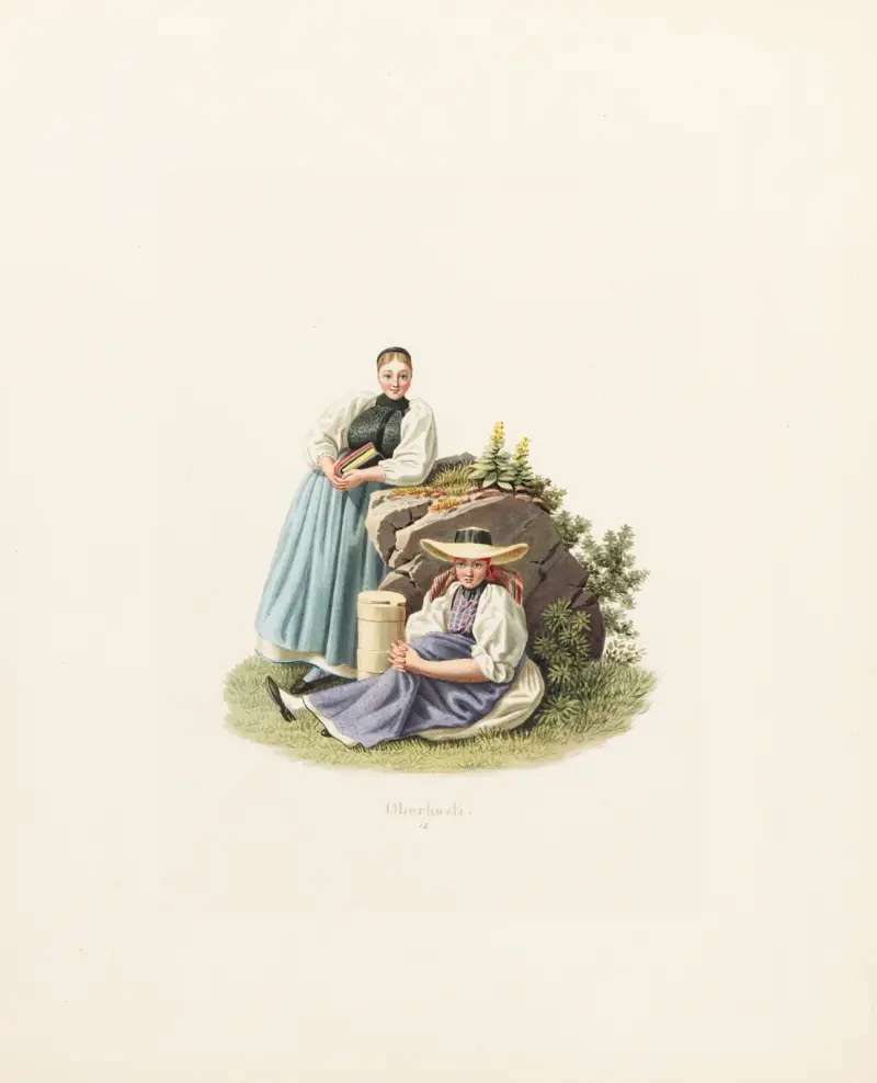 Oberhasli, 1824 – nr 1 av Gabriel Lory the Younger