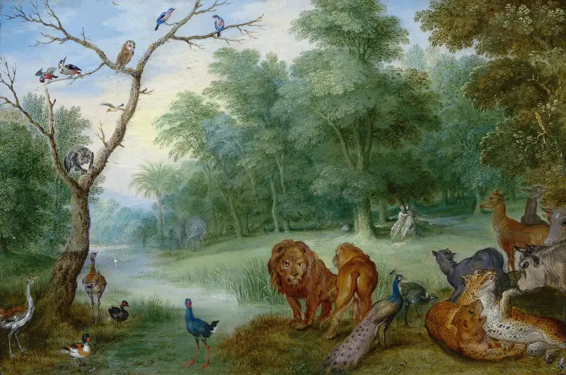 Raj z upadkiem człowieka, Jan Brueghel the Younger