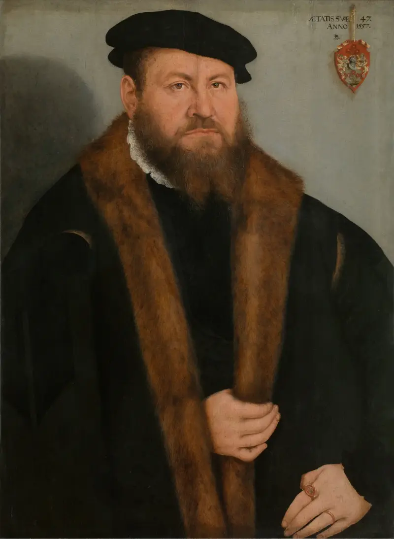 Bildnis eines Mannes von Lucas Cranach the Younger