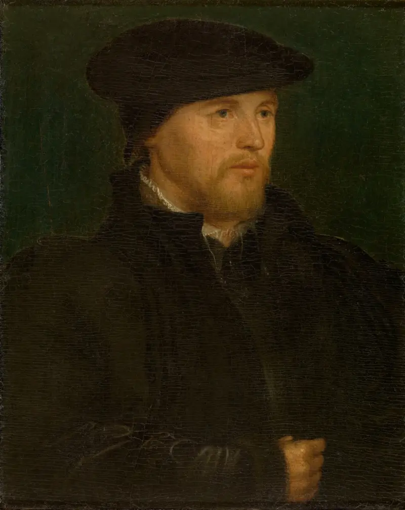 Porträtt av en man av Hans Holbein The Younger