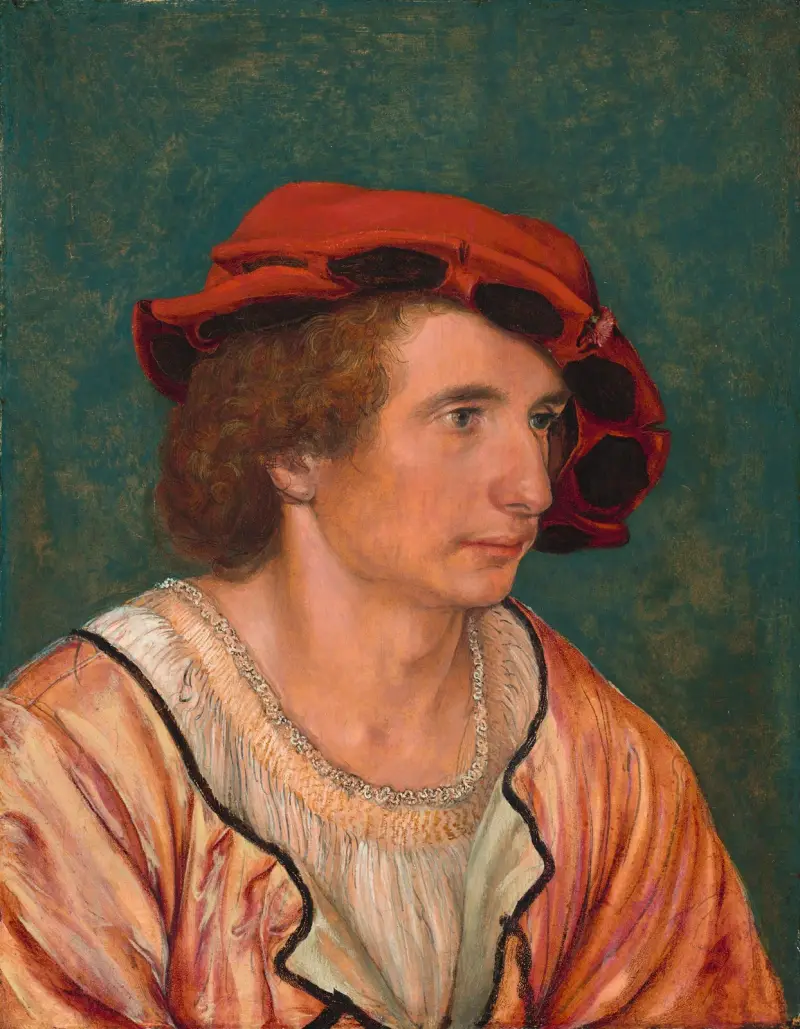 Porträtt av en ung man av Hans Holbein The Younger