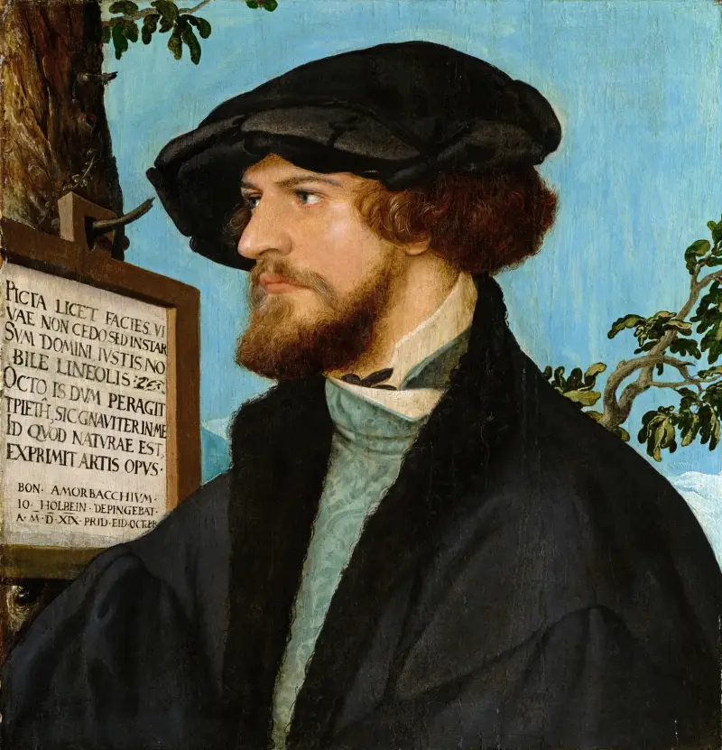 Porträtt av Bonifacius Amerbach av Hans Holbein The Younger