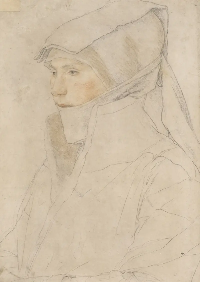 Porträtt av Dorothea Meyer, född Kannengiesser av Hans Holbein The Younger