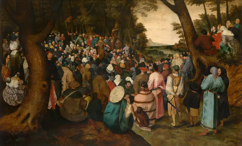 Jan Chrzciciel nauczający, Pieter Brueghel The Younger