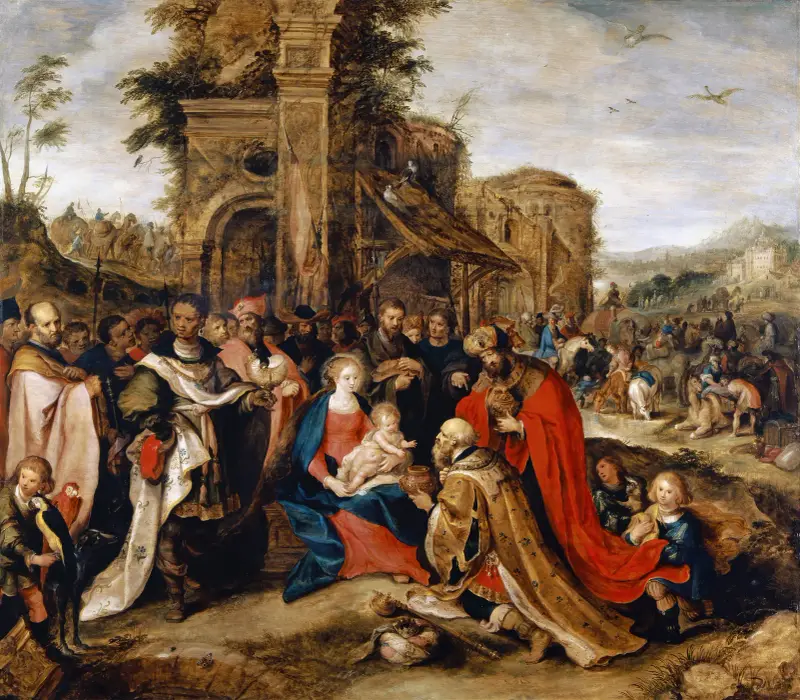 Konungarnas tillbedjan av Frans Francken the Younger