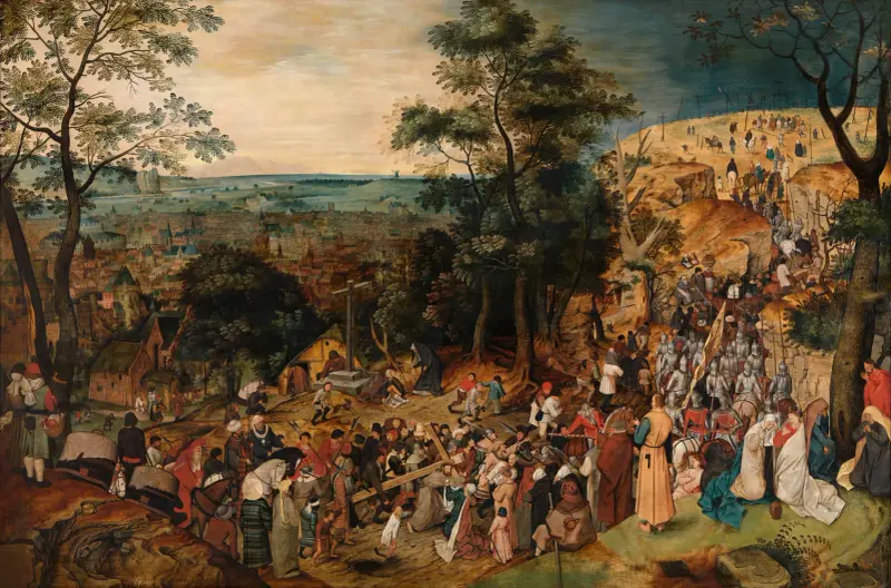 Korsbärandet av Pieter Brueghel The Younger