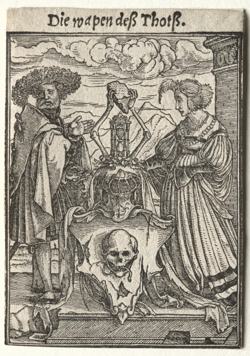 Dödens vapensköld av Hans Holbein The Younger