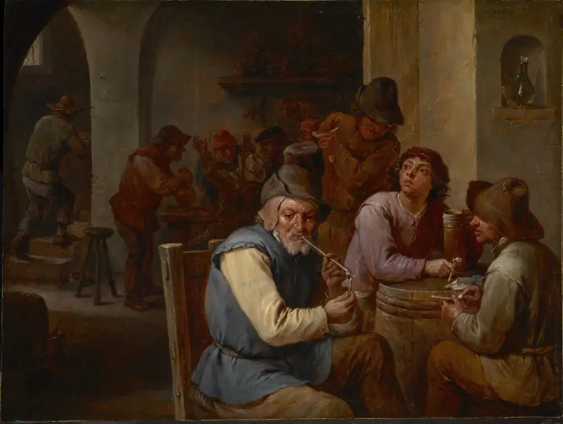 The Country Pub av David Teniers The Younger