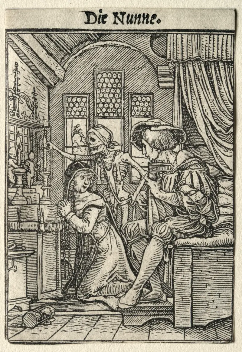 Die Nonne von Hans Holbein The Younger