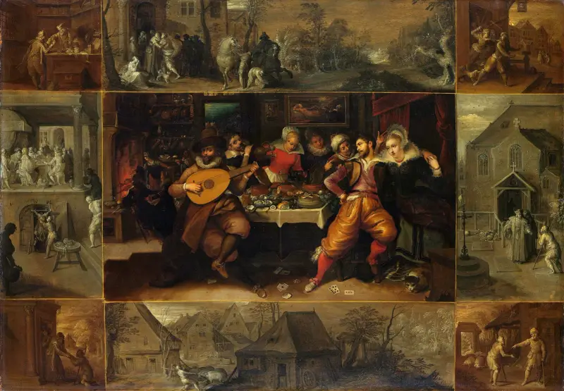 Den förlorade sonens historia av Frans Francken the Younger