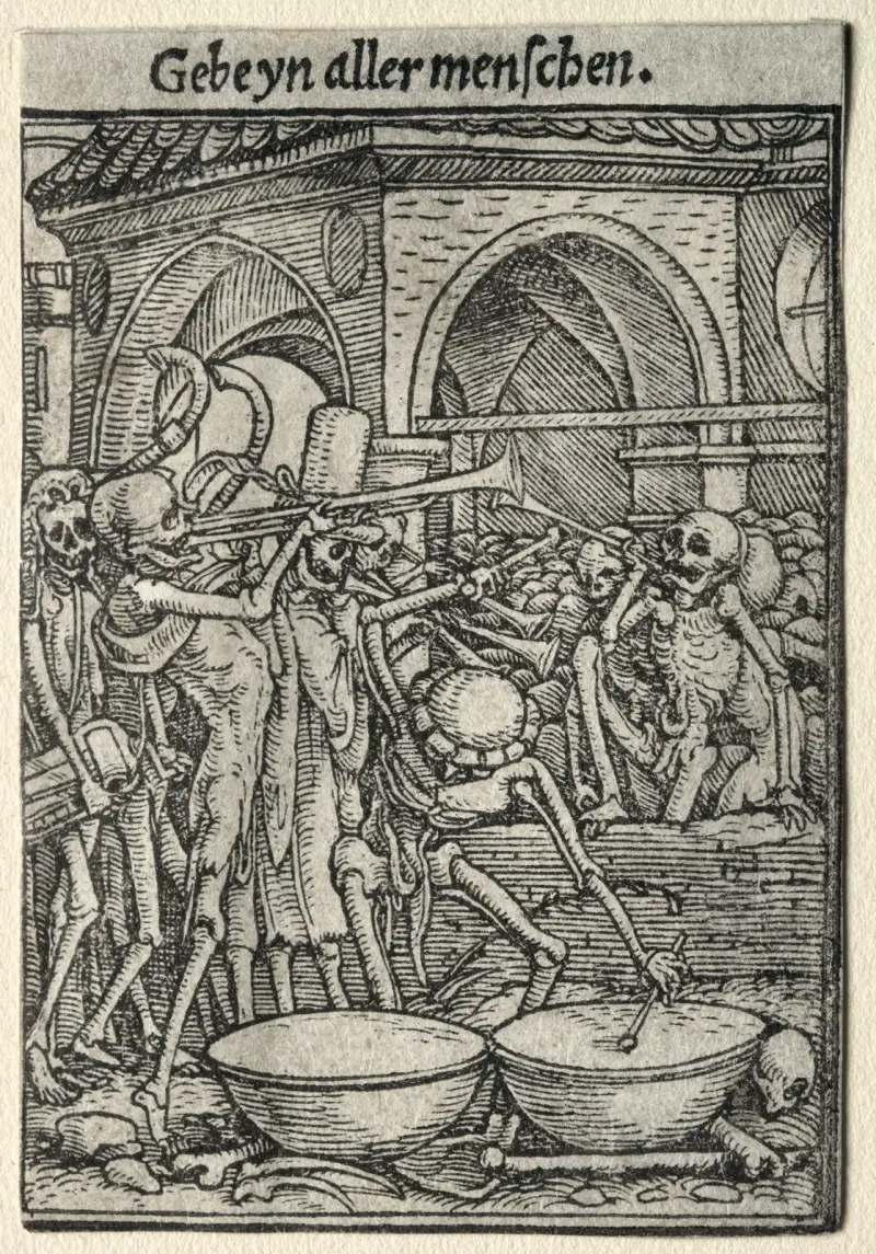Dödens trumpetare av Hans Holbein The Younger