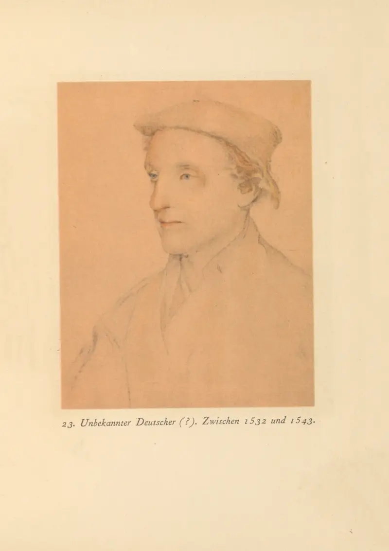 Unbekannter Deutscher von Hans Holbein The Younger