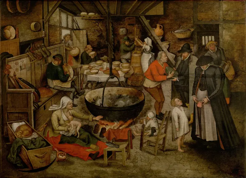 Besuch bei den Bauern von Pieter Brueghel The Younger