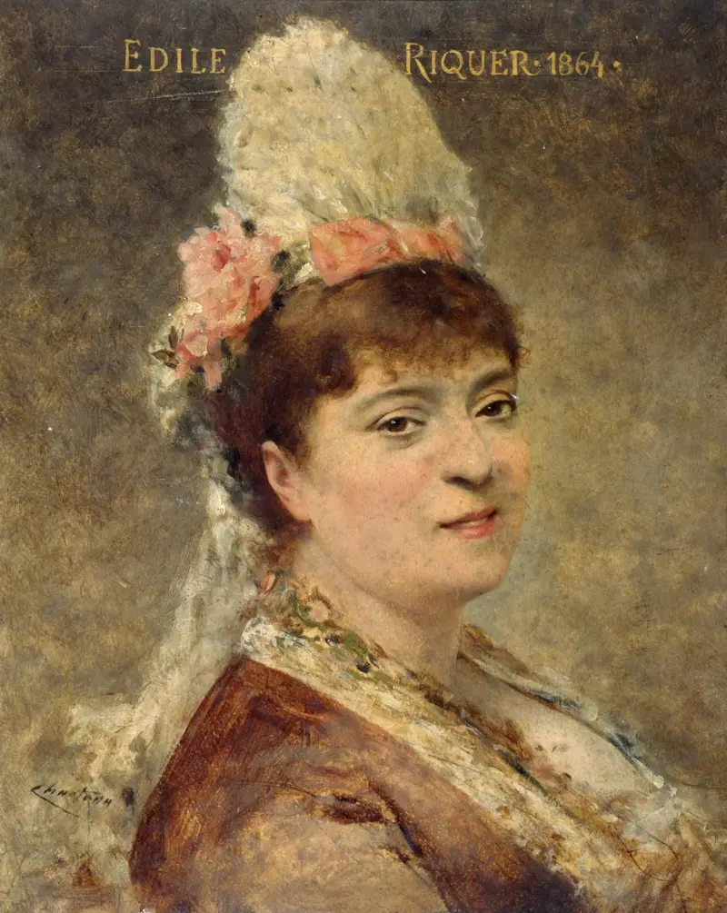 Porträt des Édile Riquer von Théobald Chartran