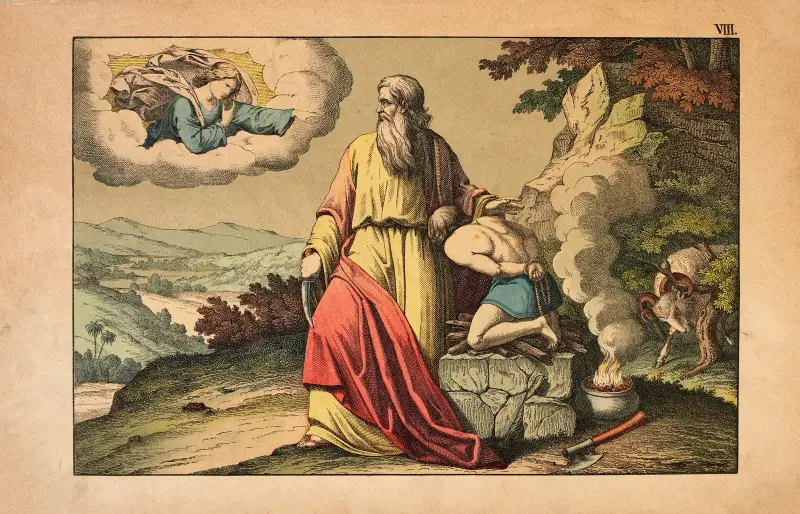 Abraham und Isaak von Theodor Eckardt