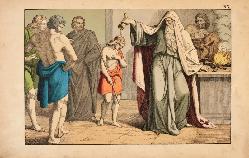 David is anointed king av Theodor Eckardt
