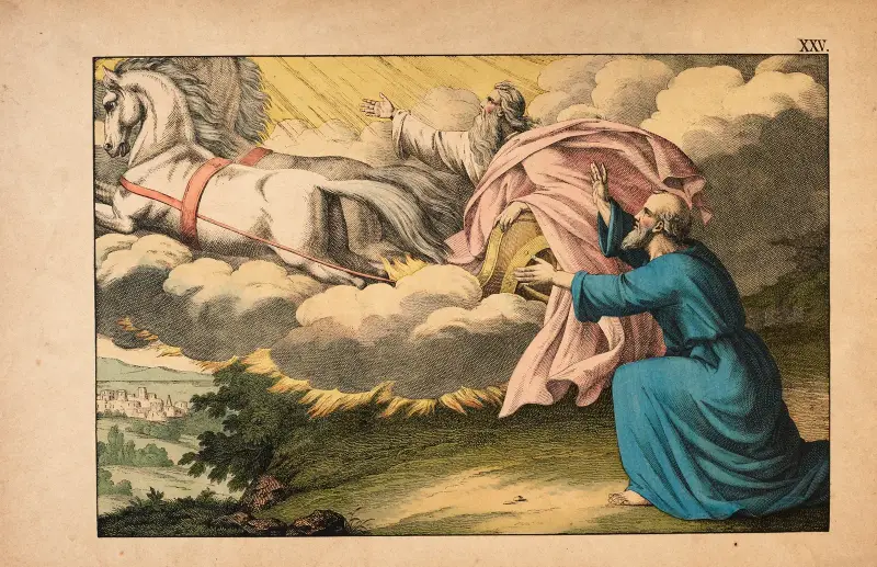 Elia auf dem Berg Karmel (der Feuerwagen) von Theodor Eckardt