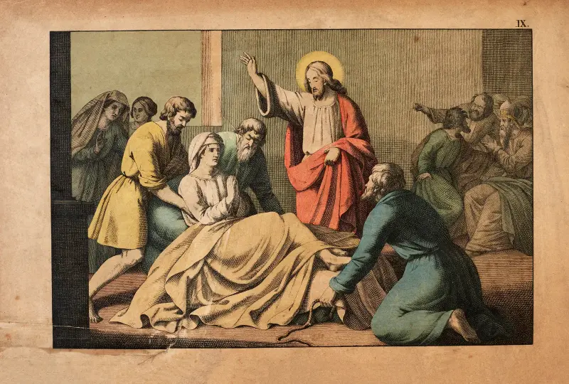 Jesus heilt den Gelähmten von Theodor Eckardt