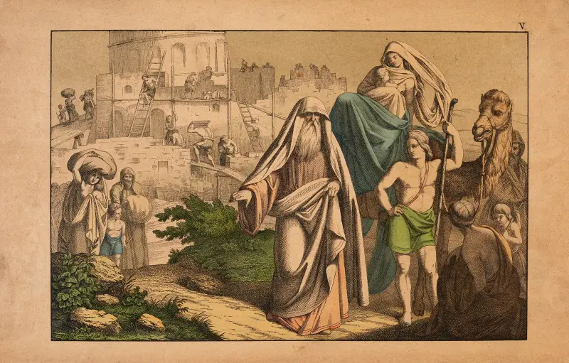 Der Turmbau zu Babel von Theodor Eckardt