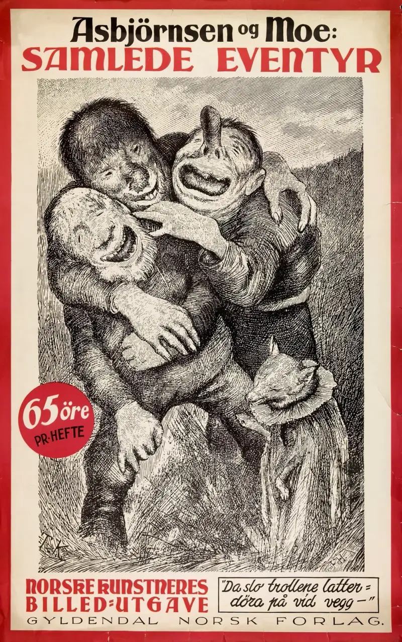 Asbjörnsen og Moe; Samlede eventyr. Norske kunstneres billedutgave, Theodor Kittelsen
