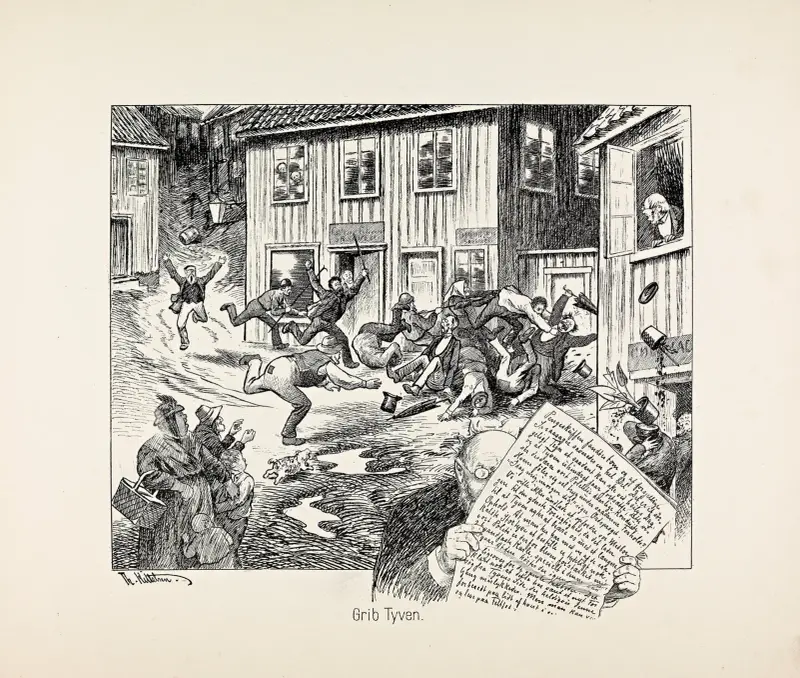 Grib Tyven, Theodor Kittelsen