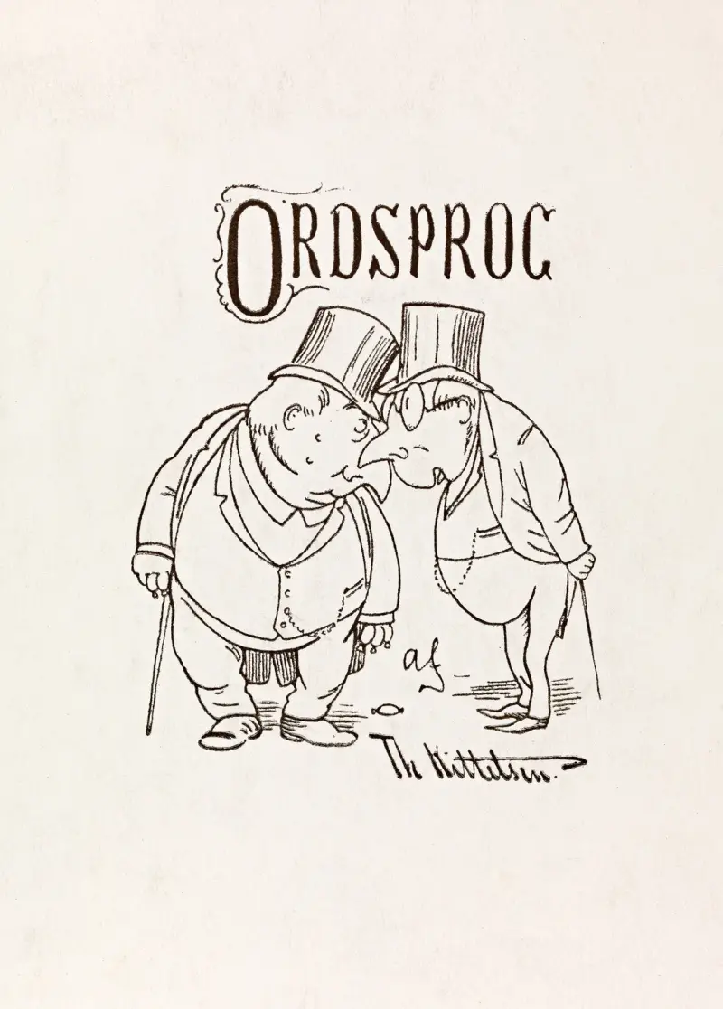 Ordsprog, Theodor Kittelsen