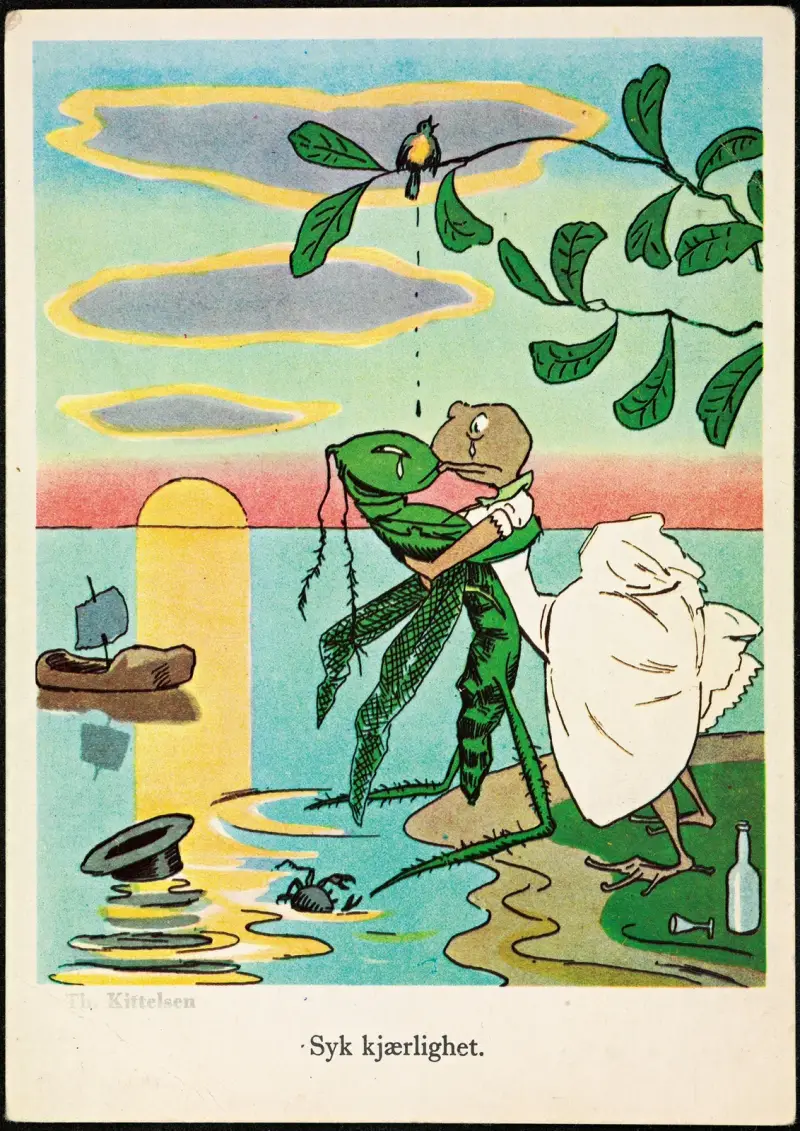 Syk kjærlighet (Sick love), Theodor Kittelsen