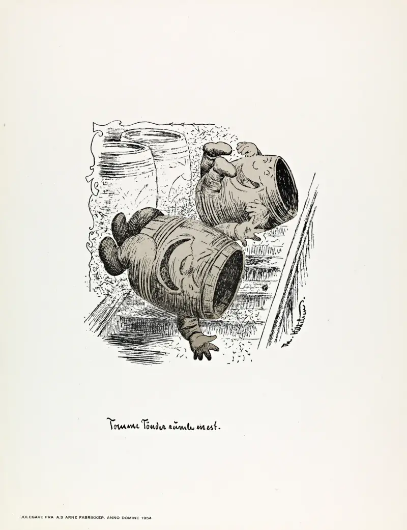 Tomme Tønder rumle mest von Theodor Kittelsen