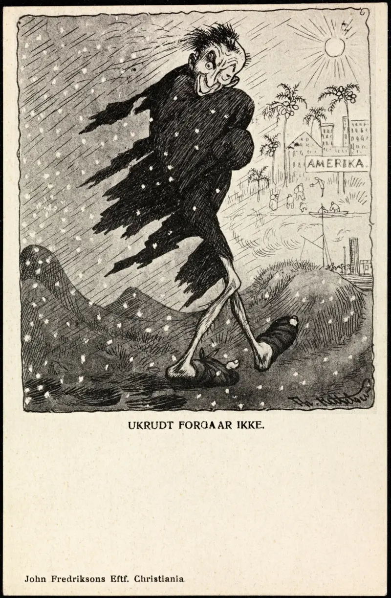 Ukrudt forgaar ikke, Theodor Kittelsen