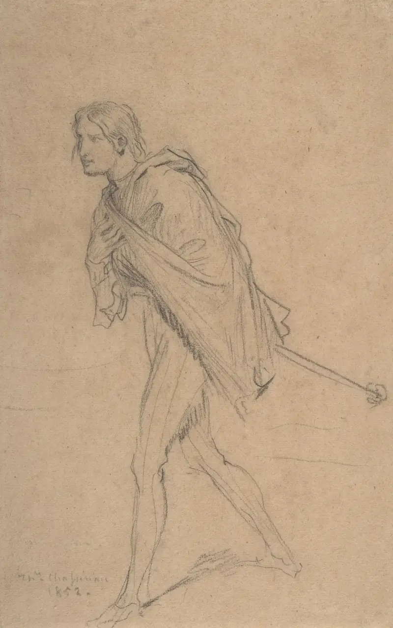 Cassio se klaní, Théodore Chassériau