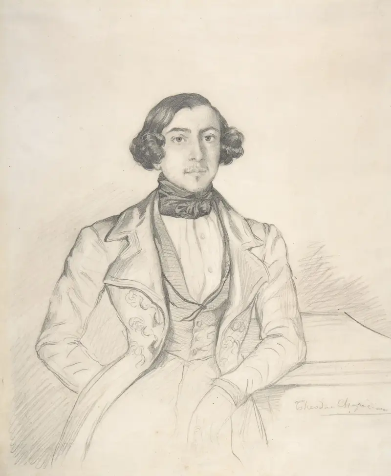 Greve Philibert-Oscar de Ranchicourt av Théodore Chassériau