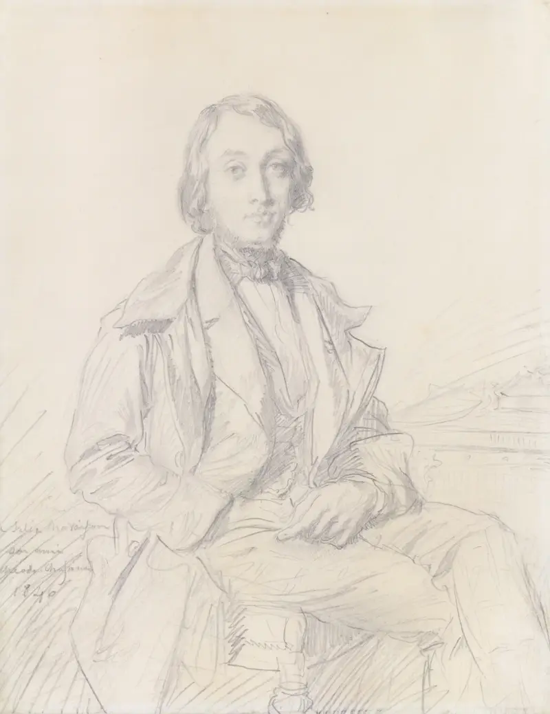 Porträt von Félix Ravaisson von Théodore Chassériau