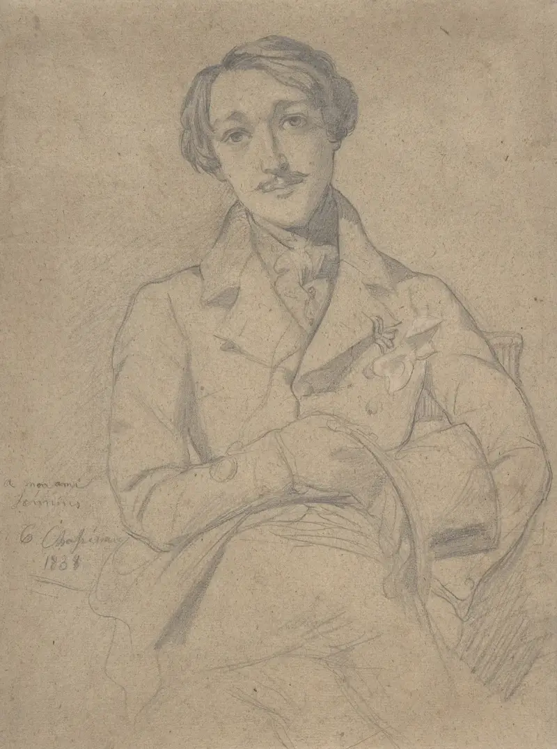 Portrait of Jennins av Théodore Chassériau
